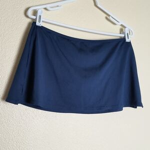 Tropical Escape Deep Blue Apparel A-line Swim Skirtini Size M/M